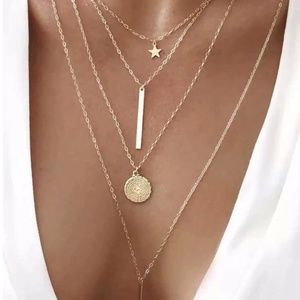 Star Charm Layered Necklace
